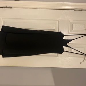 mini black skater dress